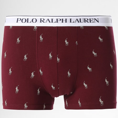 Polo Ralph Lauren - Lot De 3 Boxers Bordeaux Bleu Marine Vert