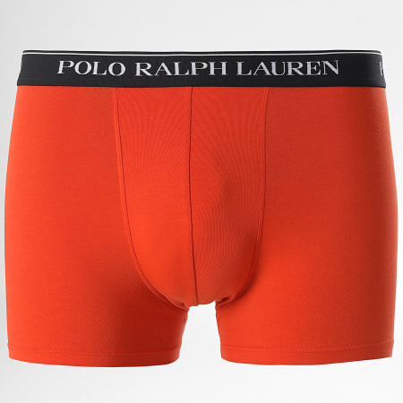 Polo Ralph Lauren - Lot De 3 Boxers Orange Vert Kaki Noir