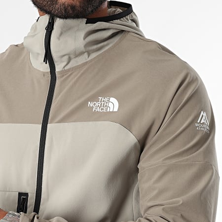 The North Face - MA Traject A893A Beige Hooded Zip Jacket