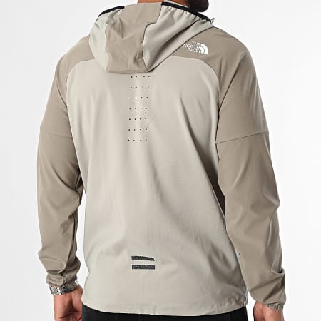 The North Face - MA Trajectory A893A Chaqueta con cremallera y capucha beige