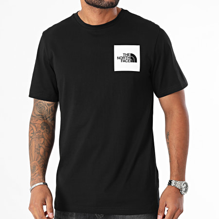 The North Face - Tee Shirt Fijn A8A6M Zwart