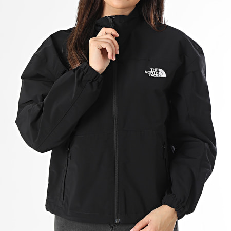 The North Face - Mujeres cortavientos Easy Wind Track A88Z7 Negro