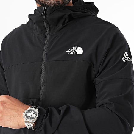 The North Face - MA Trajectory A893A Giacca con zip e cappuccio nero