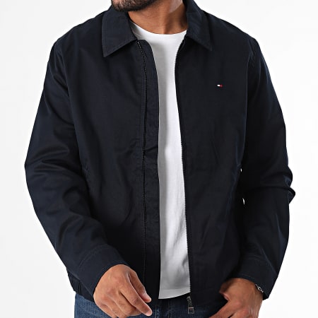 Tommy Hilfiger - Veste Zippée Cotton Ivy 6603 Bleu Marine