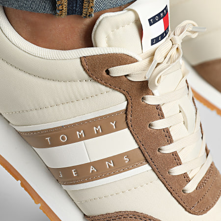 Tommy Jeans - Baskets Runner Casual Essential 1351 Light Sepia Brown