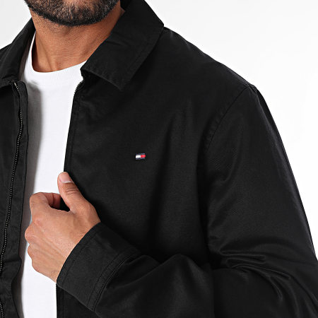 Tommy Hilfiger - Veste Zippée Cotton Ivy 6603 Noir