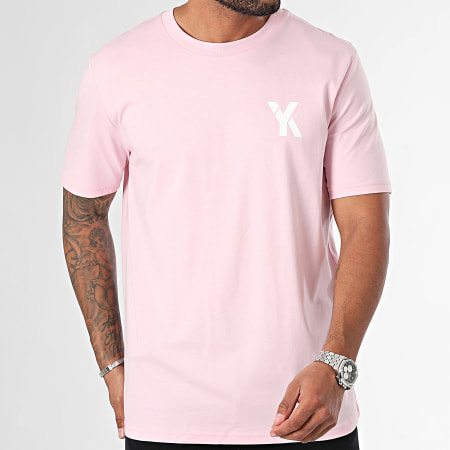 Yoann Kongolo (YK) - T-shirt oversized groot YK Boksen Roze