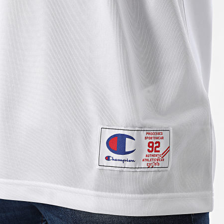 Champion - Camiseta cuello pico holgada 220329 Blanco