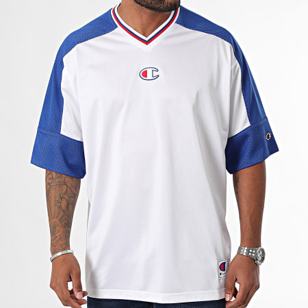 Champion - Camiseta cuello pico holgada 220329 Blanco