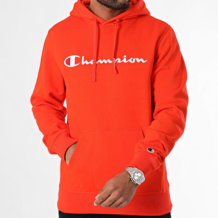 Felpa arancione champion shop