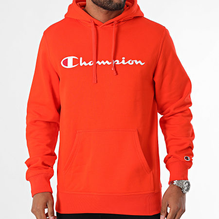 Sweat Capuche 220253 Orange