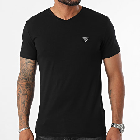 Guess - Camiseta U97M01-K6YW1 Negro