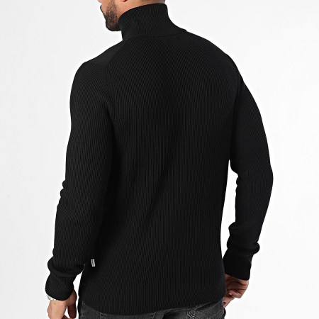 Jack And Jones - Perfect Zip Sweat 12257773 Zwart