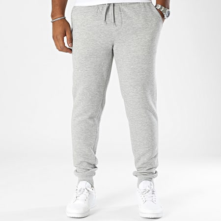 JJREBEL - Pantalon Jogging Regular Gorm Gris Chiné