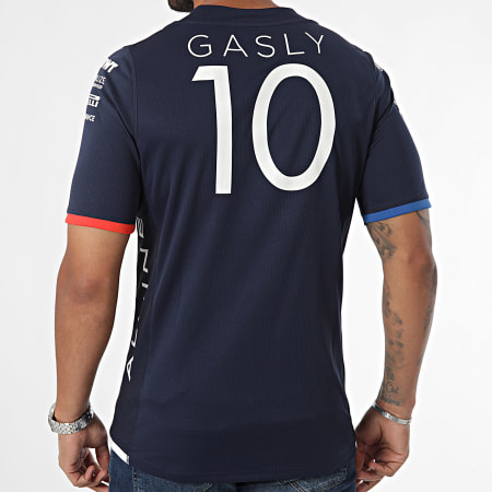 Kappa - Camiseta Kombat 2024 Gasly Alpine F1 381Z61W Azul Marino