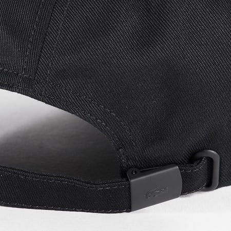 Lacoste - Casquette Center Big Logo Brodé Crocodile Noir