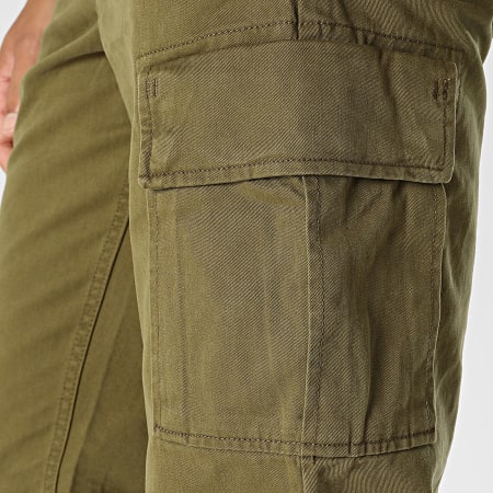 Timberland - A5TVY Pantalón cargo de sarga verde caqui