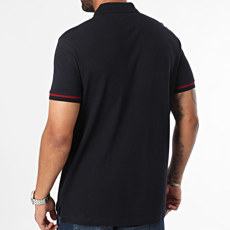 Tommy Hilfiger - Polo Manches Courtes Under Placket Detail 3199 Bleu Marine