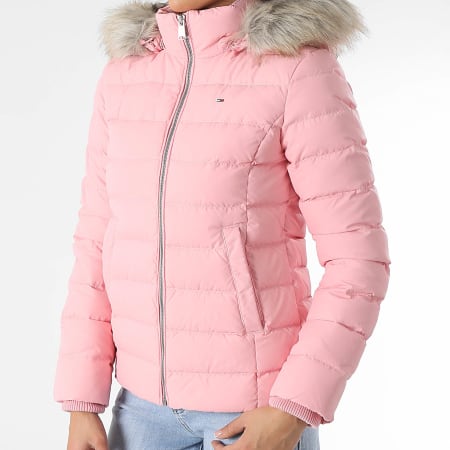 Doudoune fourrure rose online