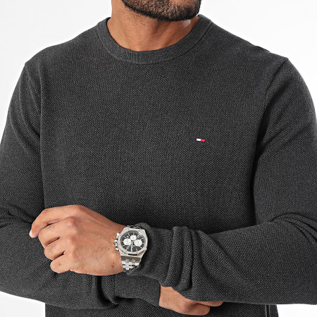 Tommy Hilfiger - Essential Structure 6347 Antracietgrijze trui