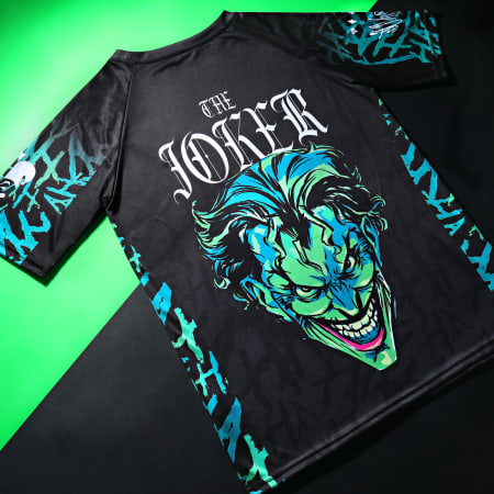 DC Comics - Maillot Collector Jersey Joker Noir Vert