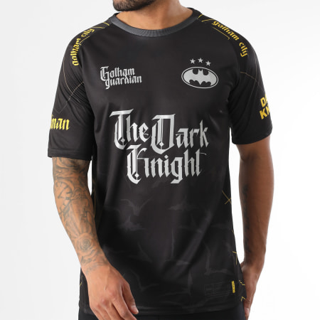DC Comics - Maillot Collector Jersey Dark Knight Noir Jaune
