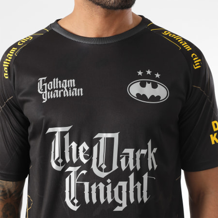 DC Comics - Maillot Collector Jersey Dark Knight Noir Jaune