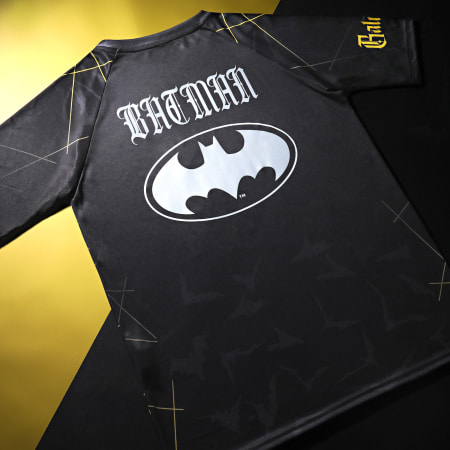 DC Comics - Maillot Collector Jersey Dark Knight Noir Jaune