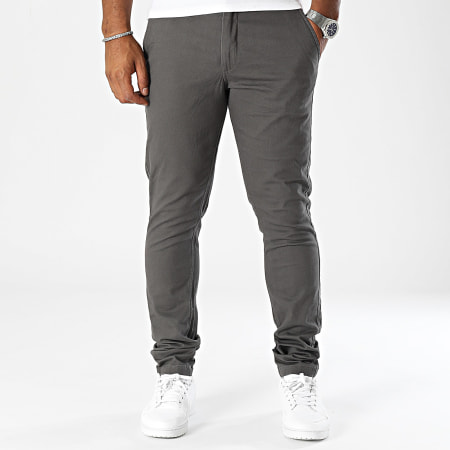 Jack And Jones - Lot De 2 Pantalons Chino Marco Dave 12180705 Beige Gris Anthracite