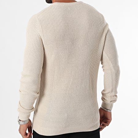 Jack And Jones - Elewis Gebreide trui 12257480 Beige