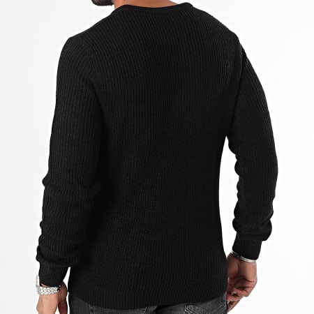 Jack And Jones - Pull Elewis Knit 12257480 Noir