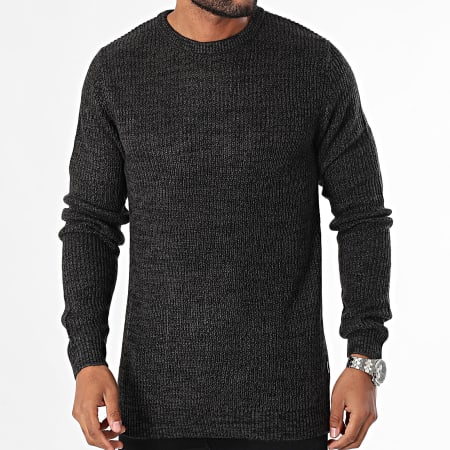 Jack And Jones - Elewis Knit Sweater 12257480 Heide Zwart