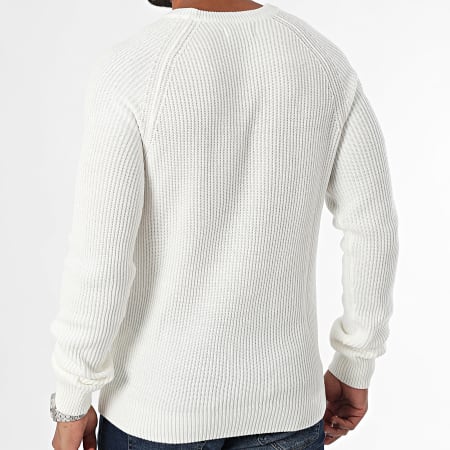 Jack And Jones - Maglione in maglia Pannel 12258471 Bianco