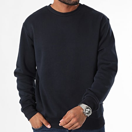 JJREBEL - Sweat Crewneck Rocky 12263857 Bleu Marine