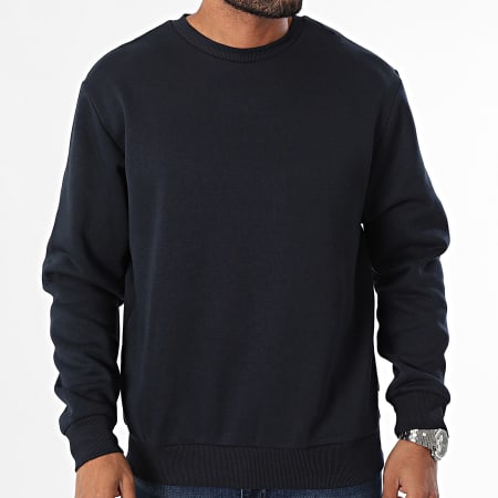 JJREBEL - Sweat Crewneck Rocky 12263857 Bleu Marine