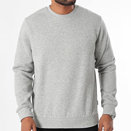 JJREBEL - Rocky Crewneck Sweatshirt 12263857 Heide Grijs