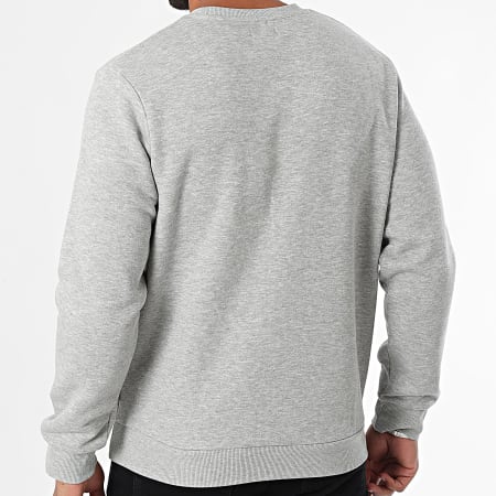 JJREBEL - Sudadera Rocky de cuello redondo 12263857 Heather Grey