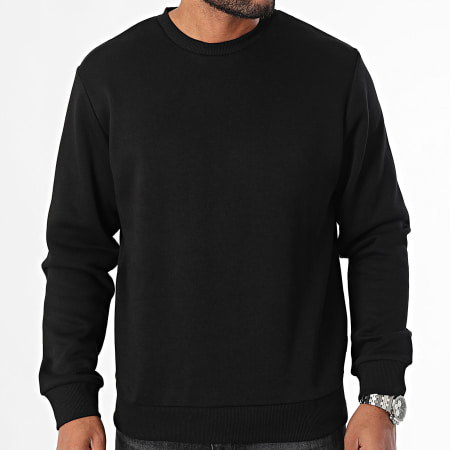 JJREBEL - Sudadera Rocky de cuello redondo 12263857 Negro