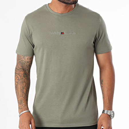 Teddy Smith - Camiseta Jim 11017024D Caqui Verde