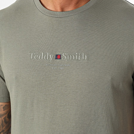 Teddy Smith - Jim Tee Shirt 11017024D Kaki Groen