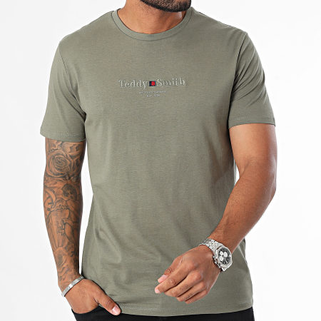 Teddy Smith - Camiseta Jim 11017024D Caqui Verde