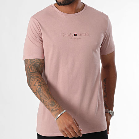 Teddy Smith - Camiseta Jim 11017024D Rosa