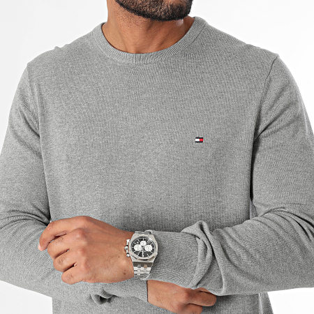 Tommy Hilfiger - Essential Cotton 4748 Jersey gris jaspeado