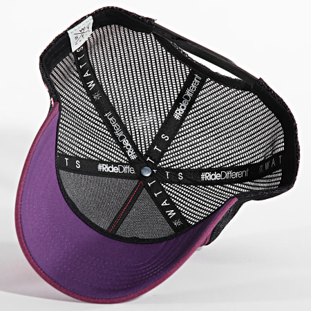 Watts - Tokyo Trucker Cap Nero Rosa Viola Gradiente