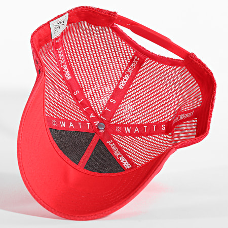 Watts - Cappello Trucker Tokyo Rosso Giallo Gradiente