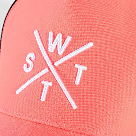 Watts - Trucker Tribe Cap Zwart Roze Fluo Wit