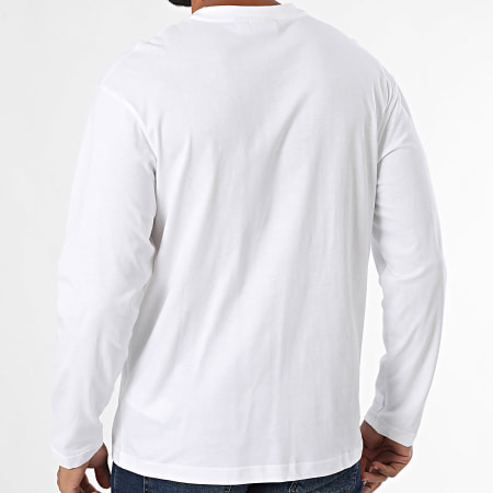 Calvin Klein - Tee Shirt Manches Longues Cotton Comfort 1847 Blanc