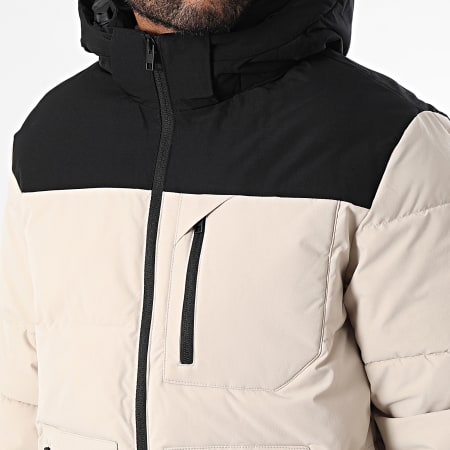 Jack And Jones - Otto Cappotto beige con cappuccio