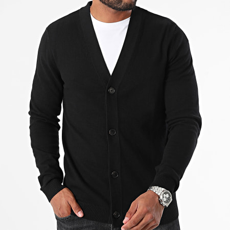 JJREBEL - Callum Cardigan Negro