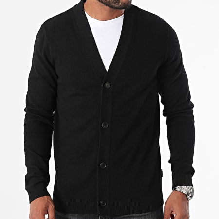 JJREBEL - Callum Cardigan Negro